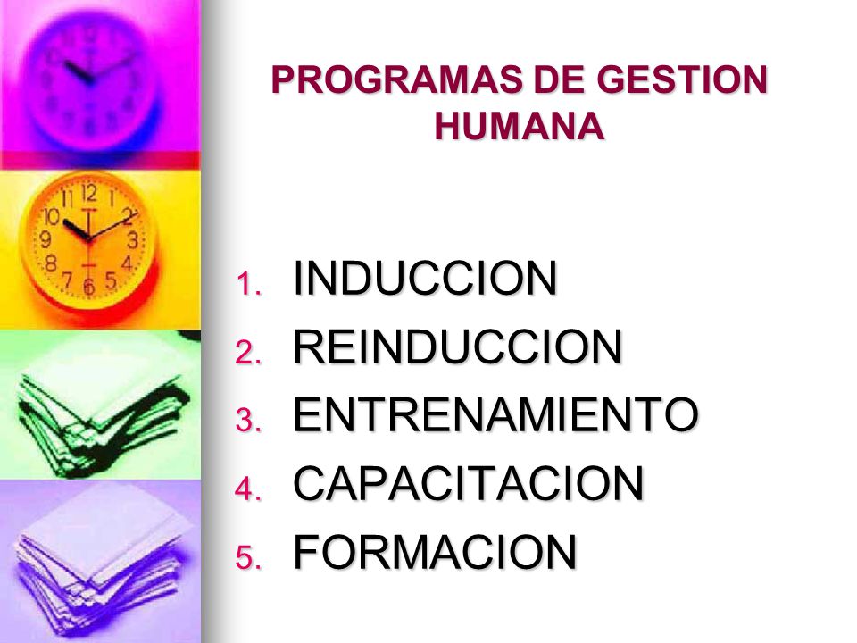 Ejemplo de un programa de capacitacion y entrenamiento